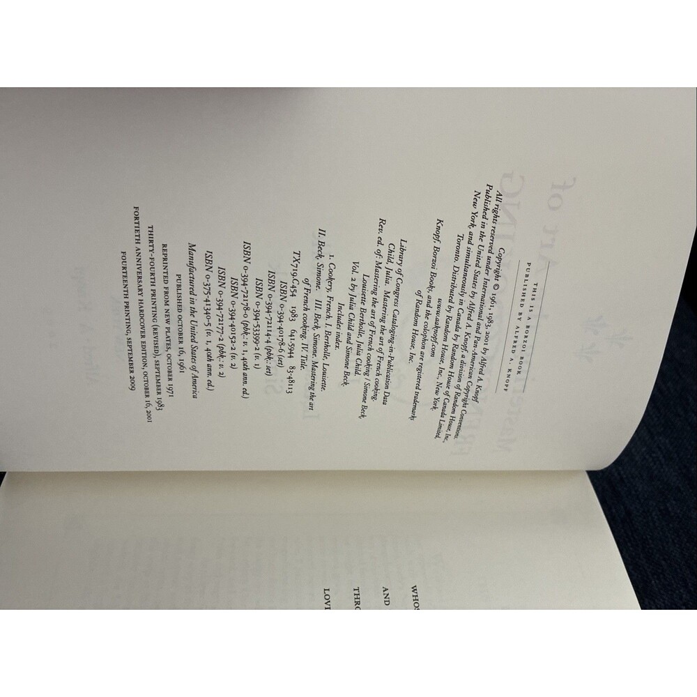Mastering the Art of French Cooking, Volume I : 50th Anniversary Edition: a... - Picture 3 of 5